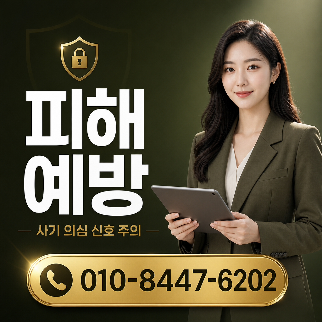 피해 예방 주의사항